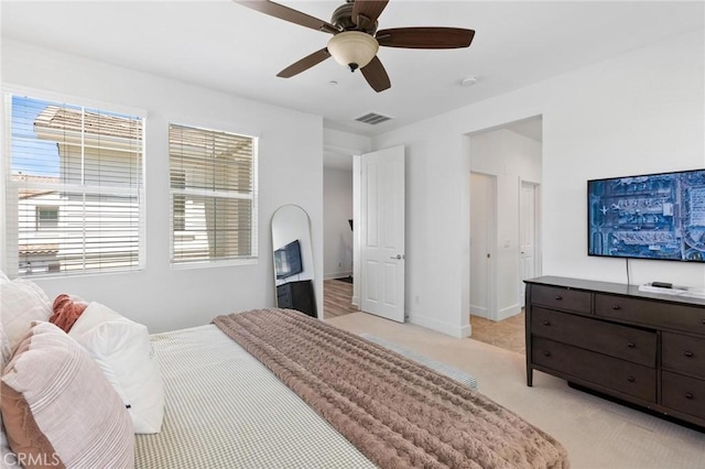 5 Zacate St, Rancho Mission Viejo, CA 92694 - bedroom featuring light carpet and ceiling fan