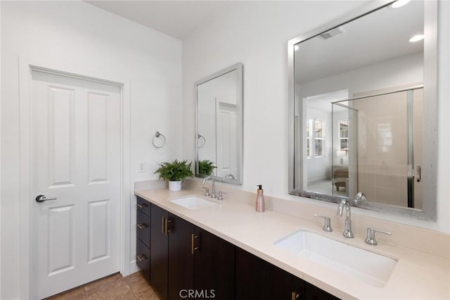 5 Zacate St, Rancho Mission Viejo, CA 92694 - full bath with double vanity and tiled shower
