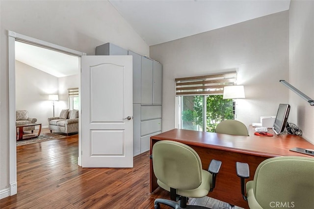 2580 Crown Way, Fullerton, CA 92833 - office space featuring lofted ceiling and wood finished floors