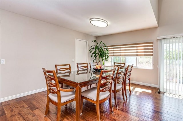 2580 Crown Way, Fullerton, CA 92833 - dining room with baseboards and wood finished floors