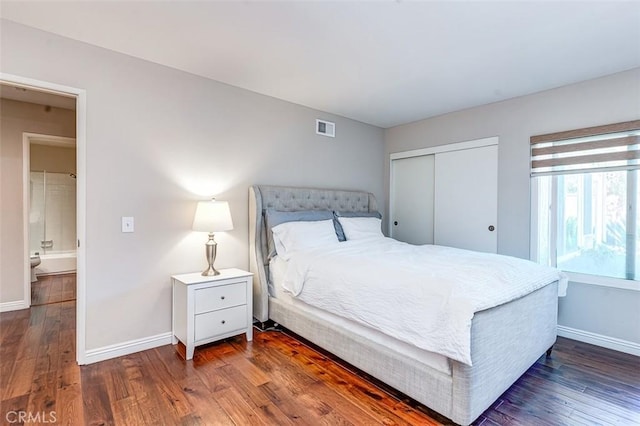 2580 Crown Way, Fullerton, CA 92833 - bedroom featuring wood finished floors and a closet