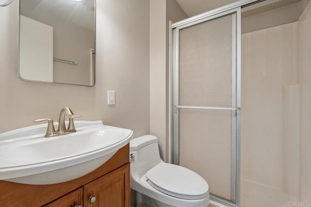 8438 Valley View Trl, Pine Valley, CA 91962 - bathroom with a shower stall and vanity