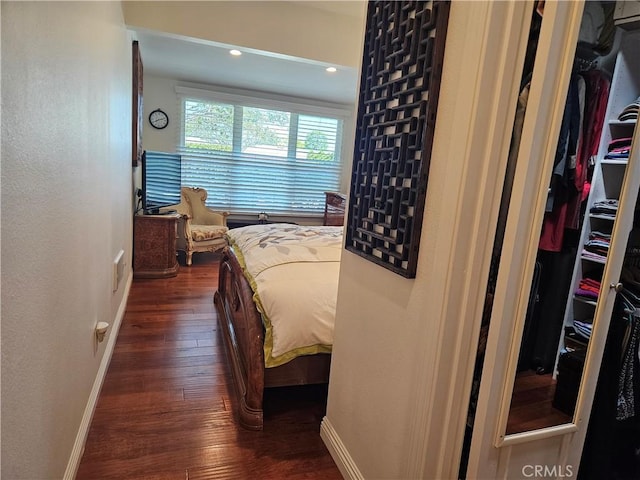 1402 Golden Rain Rd Unit 55G, Seal Beach, CA 90740 - bedroom with wood-type flooring and recessed lighting