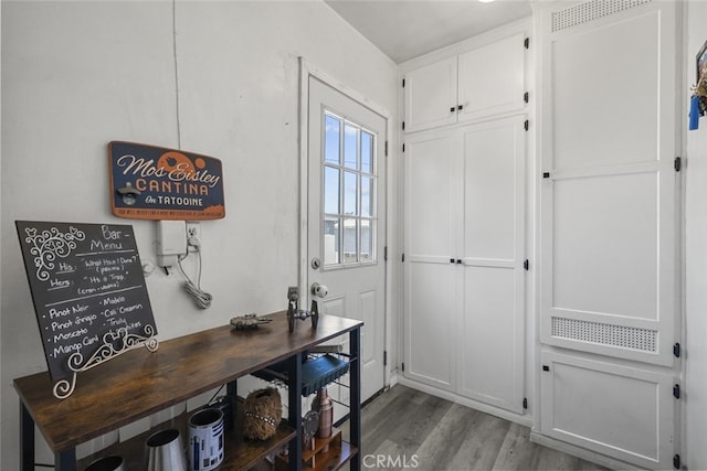 2184 S Towne Ave, Pomona, CA 91766 - entryway with wood finished floors