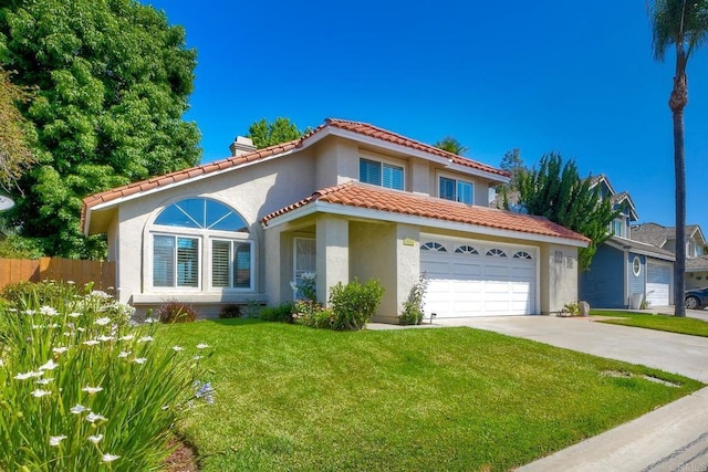 635 Boysenberry Way, Oceanside, CA 92057 - mediterranean / spanish home featuring stucco siding, concrete driveway, and a tile roof