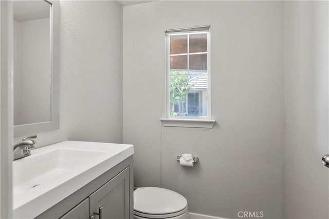 9180 Araujo Ct, Atascadero, CA 93422 - half bathroom with vanity and toilet