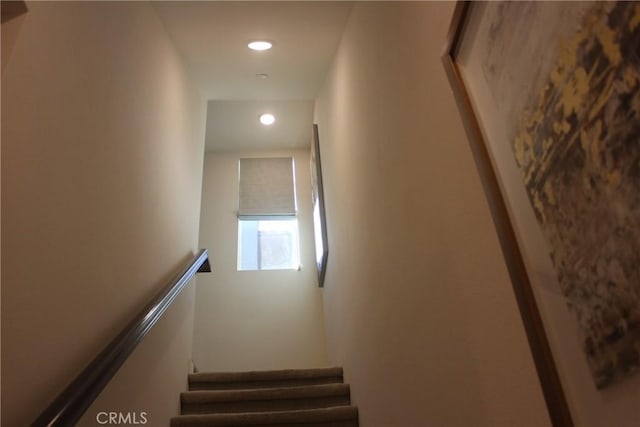 12801 N Watt Ln Unit A, Sylmar, CA 91342 - staircase with recessed lighting