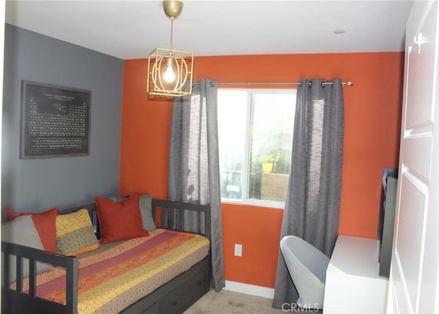 12801 N Watt Ln Unit A, Sylmar, CA 91342 - living area featuring plenty of natural light and a chandelier