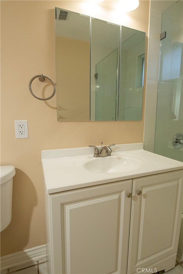 10345 Encino Ave, Granada Hills, CA 91344 - bathroom with vanity and toilet