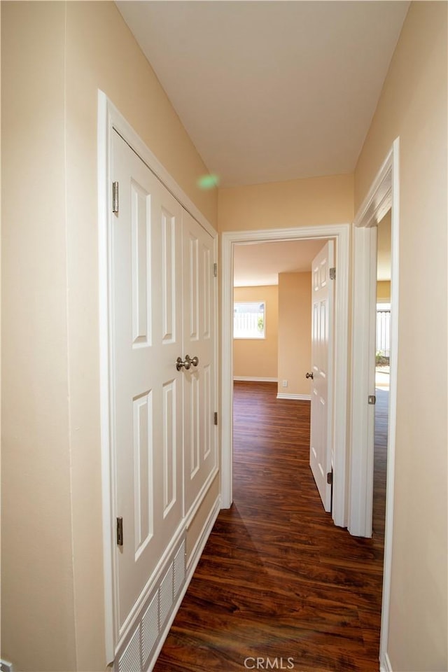 10345 Encino Ave, Granada Hills, CA 91344 - hall with dark wood finished floors and baseboards