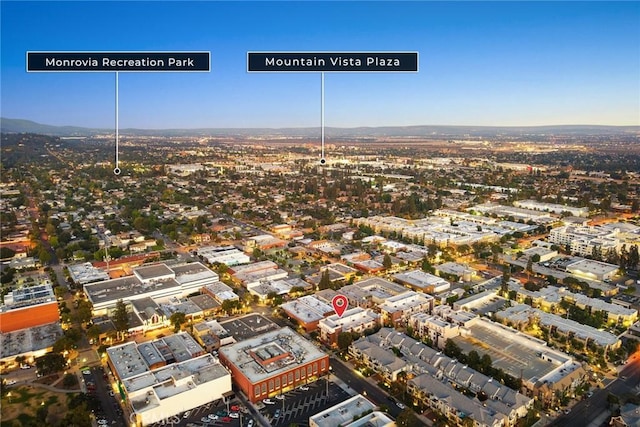505 Falling Leaf, Monrovia, CA 91016 - aerial overview of property's location
