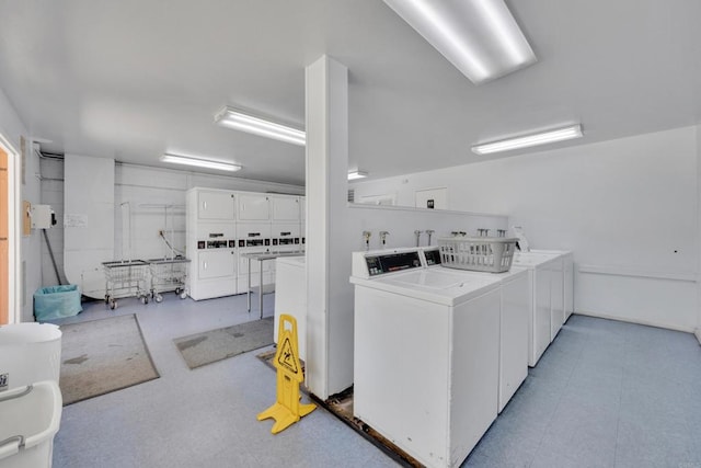 6820 Hyde Park Dr Unit A, San Diego, CA 92119 - shared laundry with washing machine and clothes dryer and stacked washer / drying machine