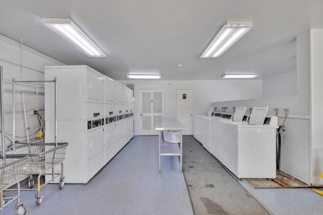 6820 Hyde Park Dr Unit A, San Diego, CA 92119 - community laundry featuring stacked washer / drying machine and washer and dryer