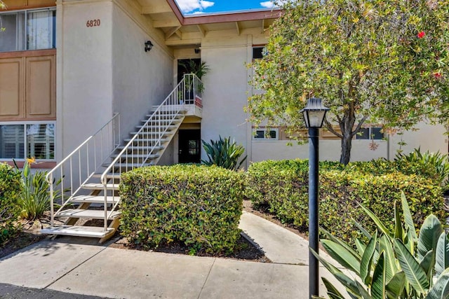 6820 Hyde Park Dr Unit A, San Diego, CA 92119 - view of property with stairway