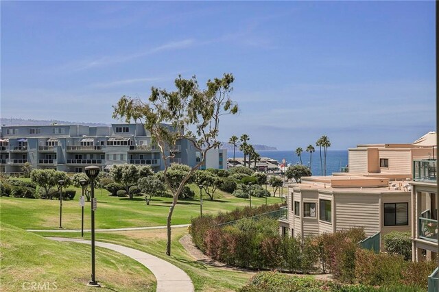 120 The Unit 210, Redondo Beach, CA 90277 - view of home's community with a yard and a water view