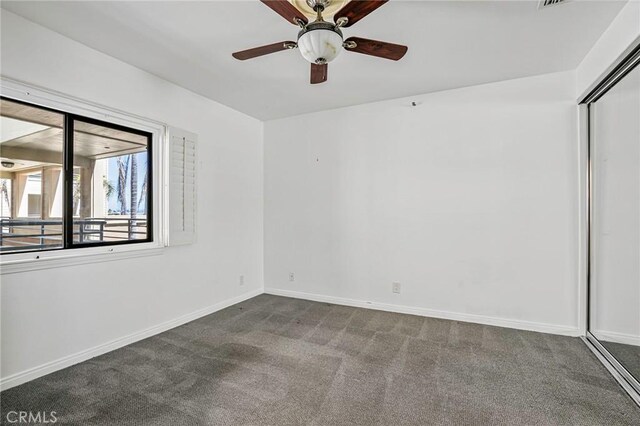 120 The Unit 210, Redondo Beach, CA 90277 - spare room with carpet and a ceiling fan