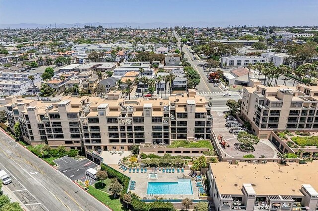 120 The Unit 210, Redondo Beach, CA 90277 - aerial view of a pool