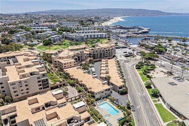 120 The Unit 210, Redondo Beach, CA 90277 - bird's eye view of a nearby body of water and a pool area