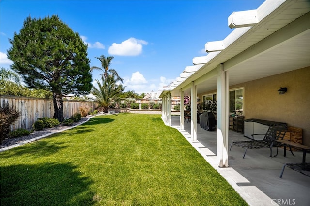 14067 Glendale Ct, Rancho Cucamonga, CA 91739 - fenced backyard with a patio