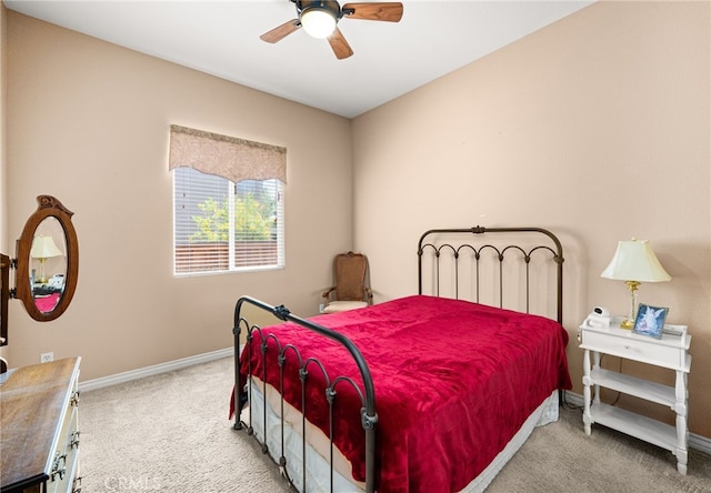 14067 Glendale Ct, Rancho Cucamonga, CA 91739 - carpeted bedroom featuring baseboards and ceiling fan