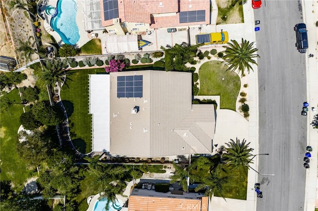14067 Glendale Ct, Rancho Cucamonga, CA 91739 - drone / aerial view of a pool
