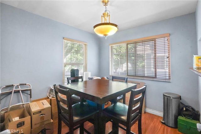 259 N Holliston Ave Unit 1, Pasadena, CA 91106 - dining area featuring wood finished floors and baseboards