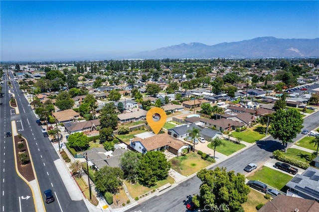 569 S Fenimore Ave, Covina, CA 91723 - aerial perspective of suburban area with a mountain backdrop