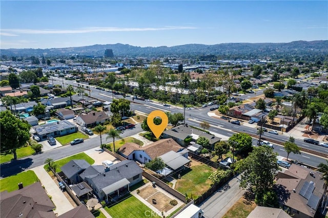 569 S Fenimore Ave, Covina, CA 91723 - aerial perspective of suburban area with a mountainous background