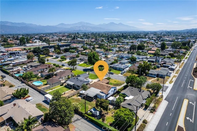 569 S Fenimore Ave, Covina, CA 91723 - aerial perspective of suburban area featuring a mountain backdrop