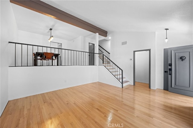 4320 Glencoe Ave Unit 2, Marina Del Rey, CA 90292 - entrance foyer with wood finished floors and stairway
