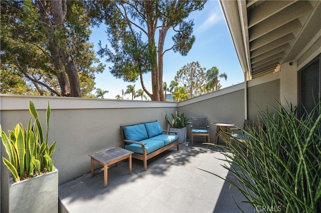 4320 Glencoe Ave Unit 2, Marina Del Rey, CA 90292 - view of patio with an outdoor living space