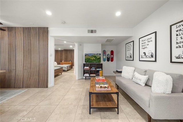1068 Calle Del Cerro Unit 1521, San Clemente, CA 92672 - living area featuring recessed lighting and light tile patterned floors