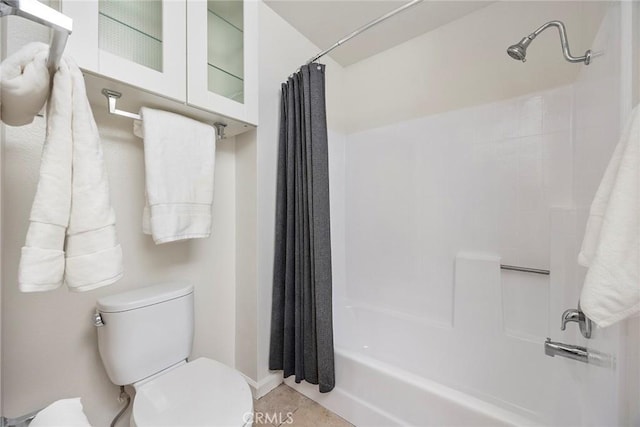 1068 Calle Del Cerro Unit 1521, San Clemente, CA 92672 - full bathroom with shower / tub combo with curtain and tile patterned flooring