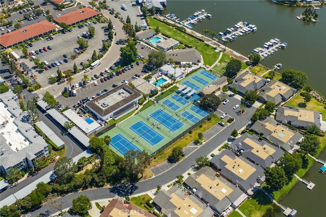 982 Camino Del Arroyo Dr Unit 49, San Marcos, CA 92078 - aerial view of property and surrounding area with a nearby body of water