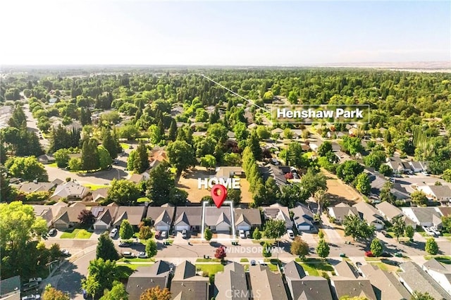 1057 Windsor Way, Chico, CA 95926 - aerial view of residential area featuring a forest