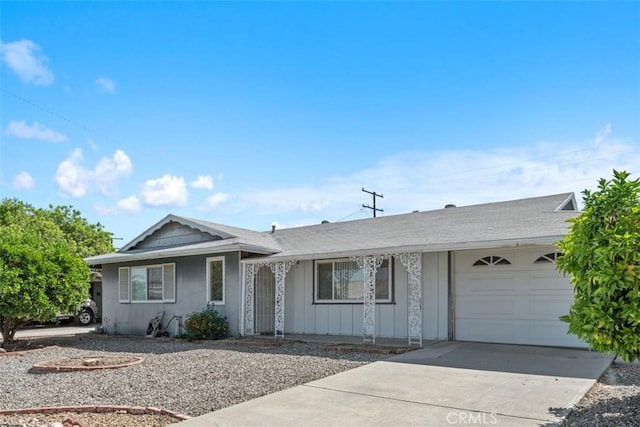 28980 Del Monte Dr, Menifee, CA 92586 - view of front of property with an attached garage and concrete driveway