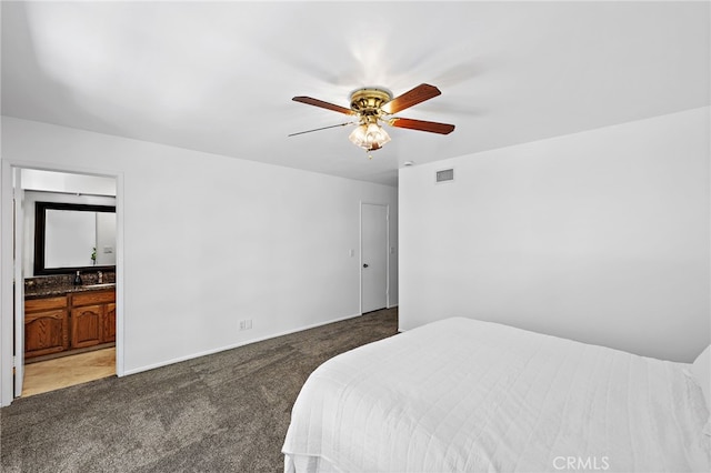24802 La Plata Dr, Laguna Niguel, CA 92677 - bedroom featuring carpet floors, ensuite bathroom, and ceiling fan