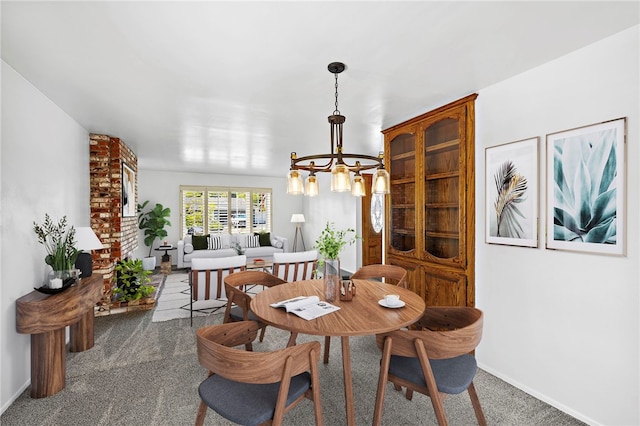 24802 La Plata Dr, Laguna Niguel, CA 92677 - dining room with carpet floors and a chandelier