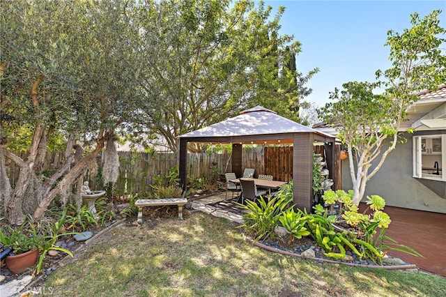 24802 La Plata Dr, Laguna Niguel, CA 92677 - fenced backyard with a gazebo and a patio