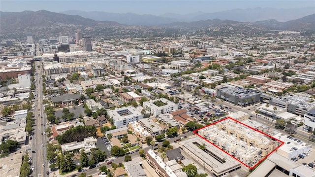 116 W Maple St Unit 25, Glendale, CA 91204 - view of urban area featuring property boundaries highlighted and a mountainous background