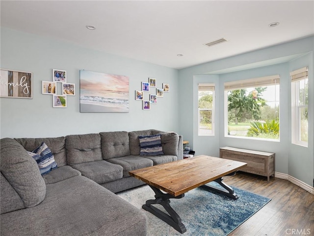 5243 E Monlaco Rd, Long Beach, CA 90808 - living area with wood finished floors and recessed lighting