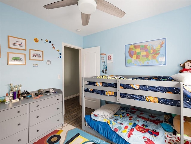 5243 E Monlaco Rd, Long Beach, CA 90808 - bedroom featuring light wood-style flooring and a ceiling fan