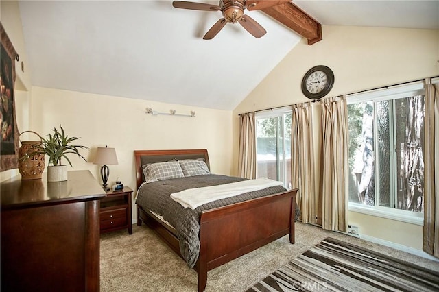41394 Valley Of The Falls Dr, Forest Falls, CA 92339 - bedroom with light carpet and a ceiling fan