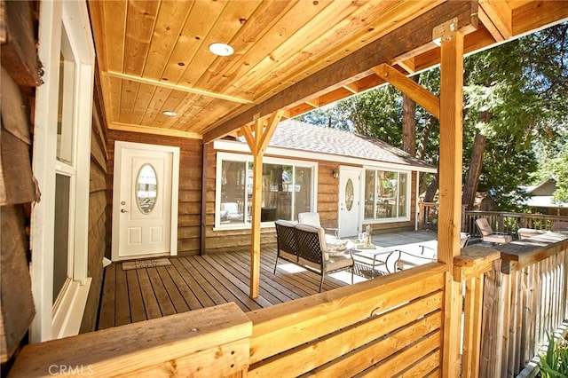 41394 Valley Of The Falls Dr, Forest Falls, CA 92339 - view of deck