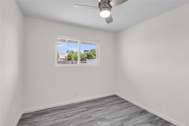 24933 Dracaea Ave, Moreno Valley, CA 92553 - spare room with wood finished floors and a ceiling fan