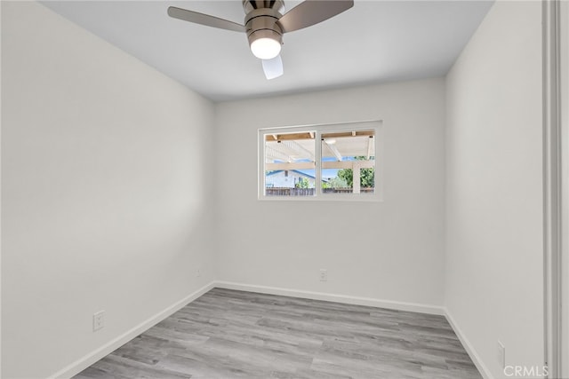 24933 Dracaea Ave, Moreno Valley, CA 92553 - empty room featuring ceiling fan and light wood-style floors
