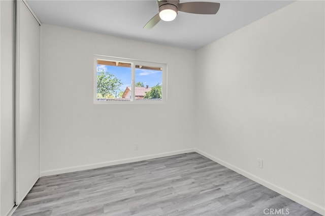 24933 Dracaea Ave, Moreno Valley, CA 92553 - empty room featuring light wood-style flooring and ceiling fan