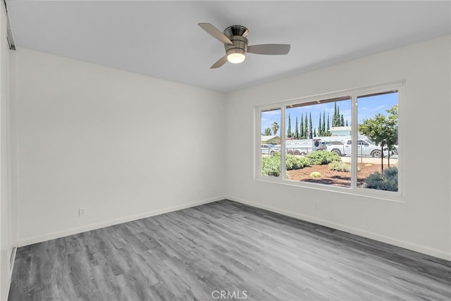 24933 Dracaea Ave, Moreno Valley, CA 92553 - empty room featuring wood finished floors and a ceiling fan