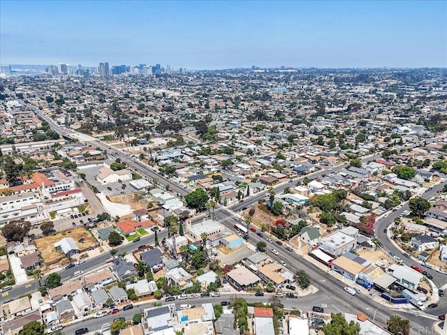 53945 S 36th St, San Diego, CA 92113 - aerial view of property and surrounding area featuring nearby urban area