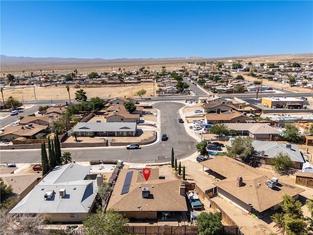 1267 Joshua Tree Dr, Barstow, CA 92311 - aerial view of residential area featuring a mountainous background